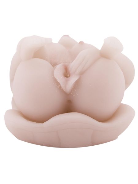 BAILE - Masturbator toy, TPR, double vibrating egg with voice, tighten,shrink 3AAA batteries - 2