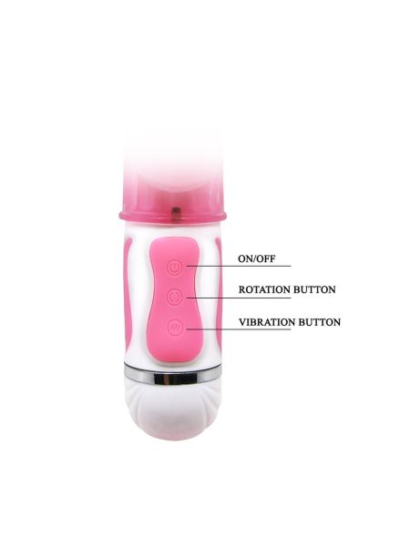 BAILE- Fasination Vibrator Pink,12 vibration functions 4 rotation functions - 5