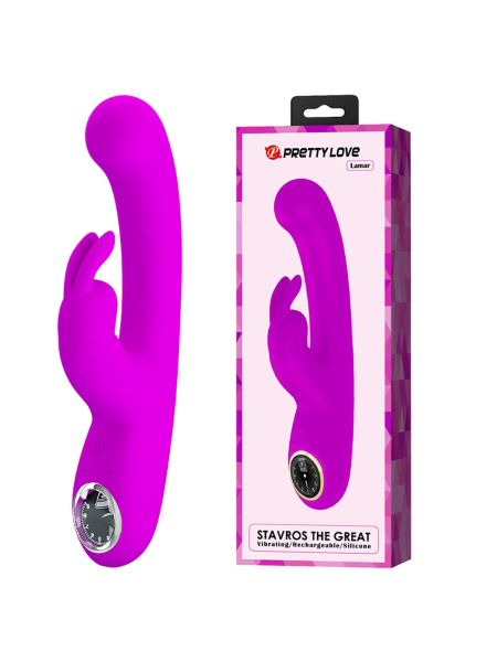 PRETTY LOVE - Lamar Purple, 10 vibration functions 9 speed levels