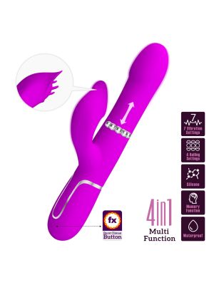 PRETTY LOVE - Twinkled Tenderness Purple, 7 vibration functions 4 rolling functions Memory function - image 2