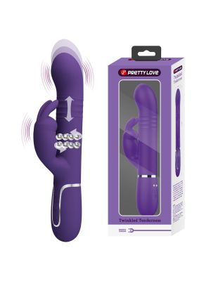 PRETTY LOVE - Coale dark Purple, 7 vibration functions 4 rotation functions 4 thrusting settings