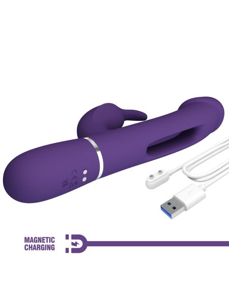 PRETTY LOVE - Kampas dark Purple, 7 vibration functions 4 licking settings - 11
