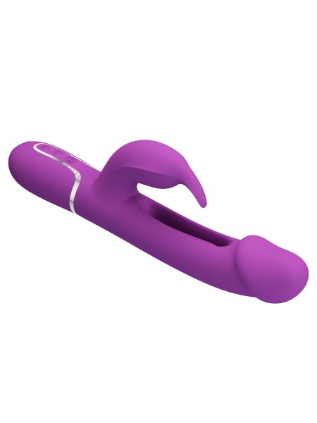 PRETTY LOVE - Kampas Purple, 7 vibration functions 4 licking settings - 5