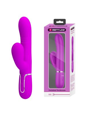 PRETTY LOVE - Mariana Purple, 7 vibration functions 7 thrusting settings, 4 rolling functions, 4 nodding functions