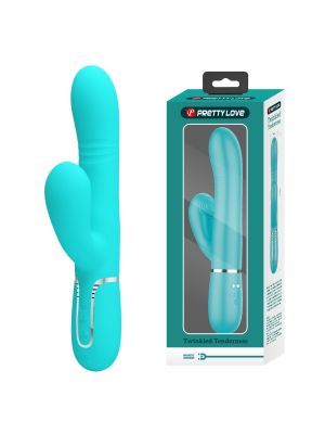 PRETTY LOVE - Mariana light blue, 7 vibration functions, 7 thrusting settings, 4 rolling functions, 4 nodding functions