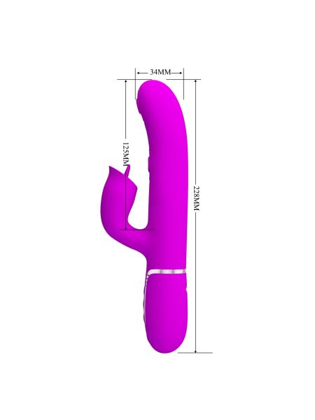 PRETTY LOVE - Gigi Purple, 7 thumping functions 7 licking modes - 9