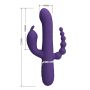 PRETTY LOVE - Cammy Dark Purple, Twinkled Tenderness, 7 thumping functions 7 vibration functions 4 rolling functions - 10