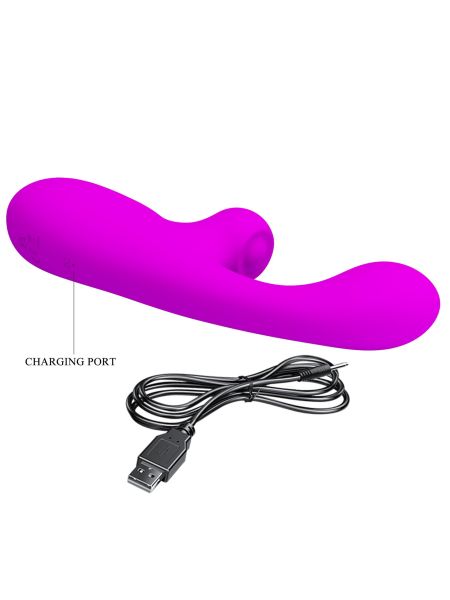 PRETTY LOVE - Skylar Purple, 10 vibration functions 9 speed levels 10 thumping functions - 9