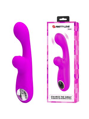 PRETTY LOVE - Skylar Purple, 10 vibration functions 9 speed levels 10 thumping functions