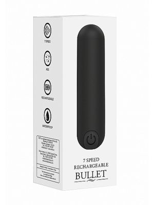 10 Speed Rechargeable Bullet - Black - image 2
