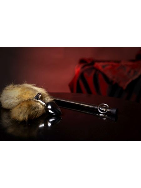 Fox Tail with Metal Butt Plug - 10