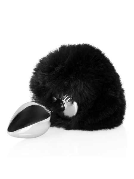 Bunny Tail with Metal Butt Plug