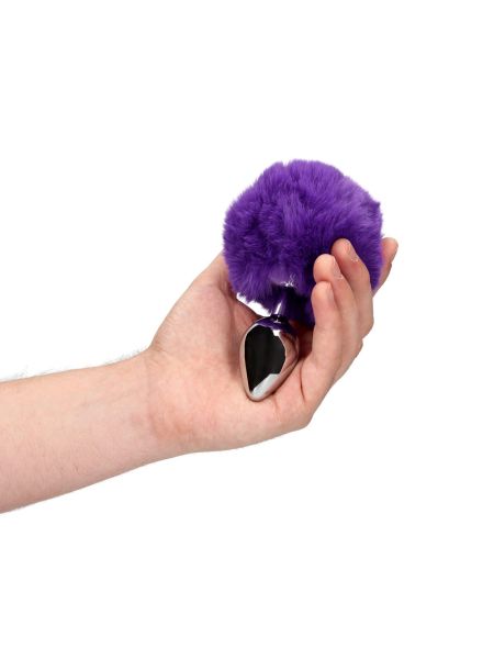 Bunny Tail with Metal Butt Plug - 10