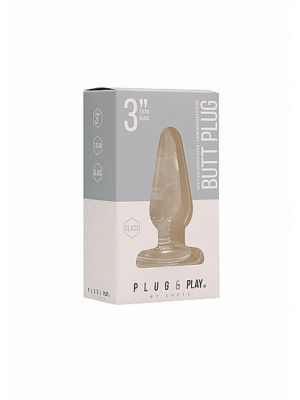 Butt Plug - Basic - 3 Inch - Glass - image 2