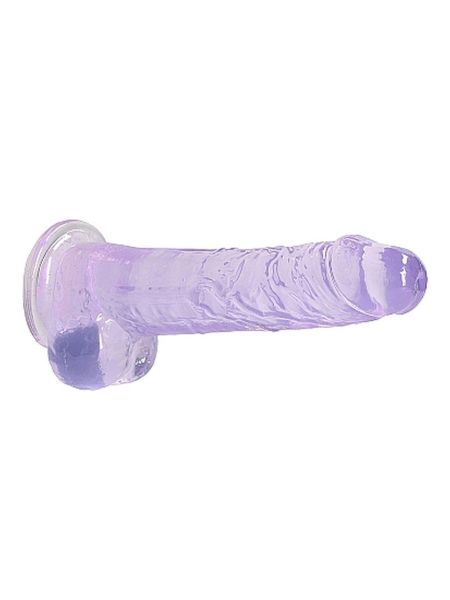 8"" / 20 cm Realistic Dildo With Balls - Purple - 6