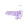 8"" / 20 cm Realistic Dildo With Balls - Purple - 6
