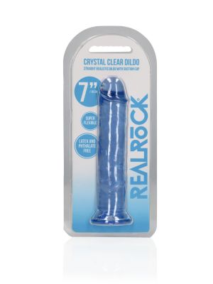 Straight Realistic Dildo with Suction Cup - 7'' / 18