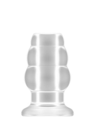 No.49 - Small Hollow Tunnel Butt Plug - 3 Inch - Translucent