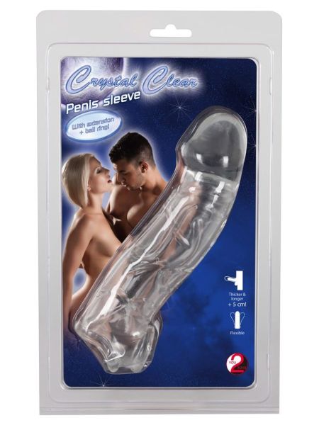 Crystal Clear Penis Sleeve wit