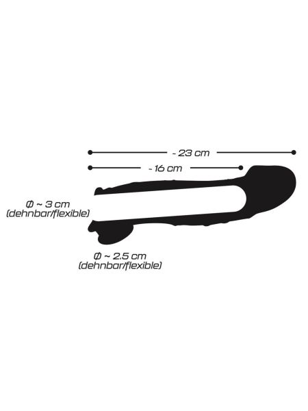 Crystal Clear Penis Sleeve wit - 9