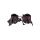 Scandal Corset Cuffs Black