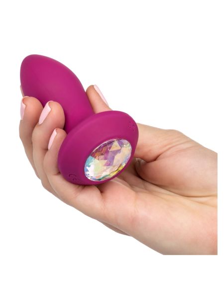 Vibrating Petite Crystal Probe Purple - 4