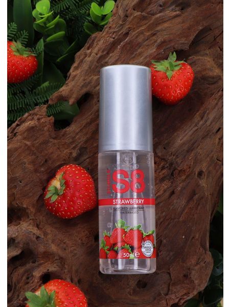 S8 WB Flavored Lube 50ml Strawberry - 3