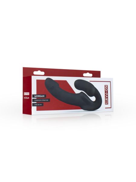 No-Parts - Morgan Strapless Strap-On Dildo - 22 cm - Black - 2