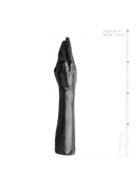 Dildo All Black 39 cm - 4