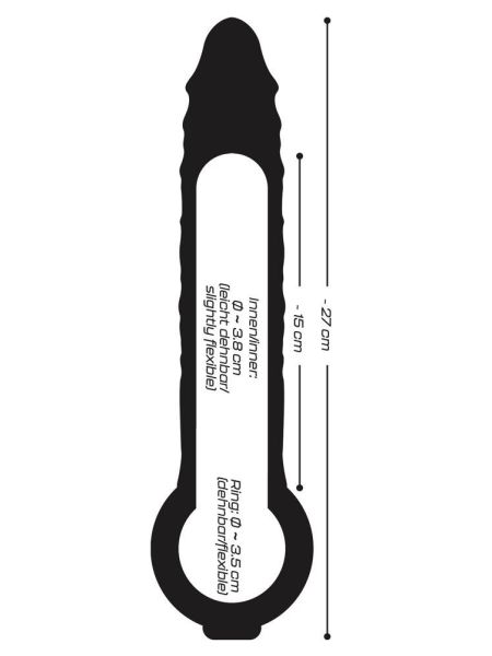 Crystal Clear Penis Sleeve - 8