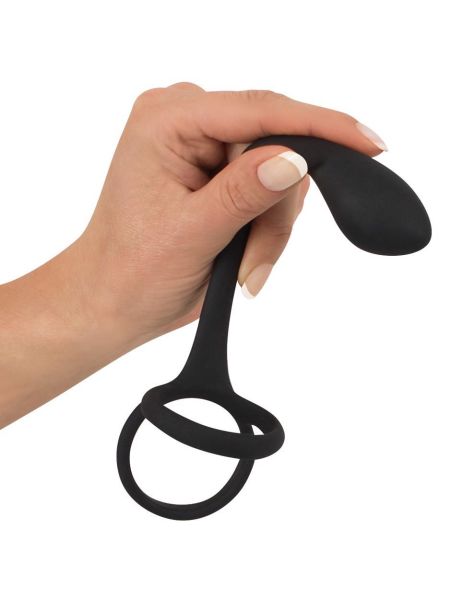 Black Velvets Cock + Ball ring - 4