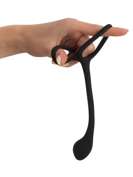 Black Velvets Cock + Ball ring - 6