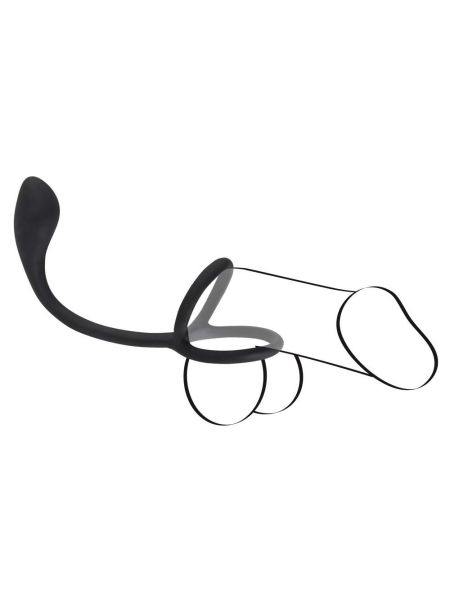 Black Velvets Cock + Ball ring - 7