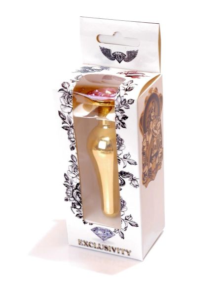 Plug-Jewellery Gold BUTT PLUG- Rose - 10