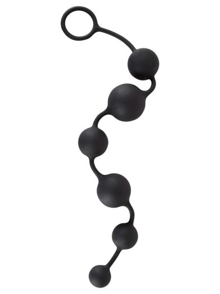 Black Velvets Anal Beads - 3