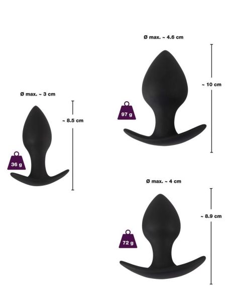 Black Velvets Anal trainer set - 8
