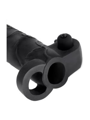FANTASY X-TENSIONS VIBRATING REAL FEEL 2 INCH EXTENSION BLACK - image 2