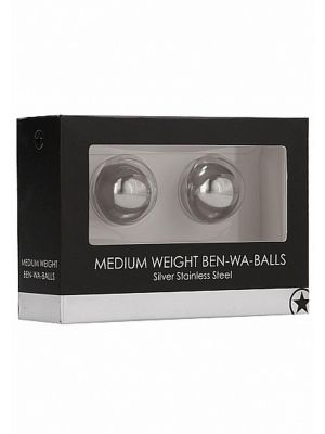 Medium Weight Ben-Wa-Balls - Silver - image 2