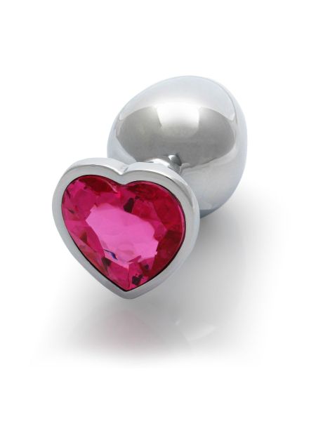 Heart Gem Butt Plug - Medium - 7