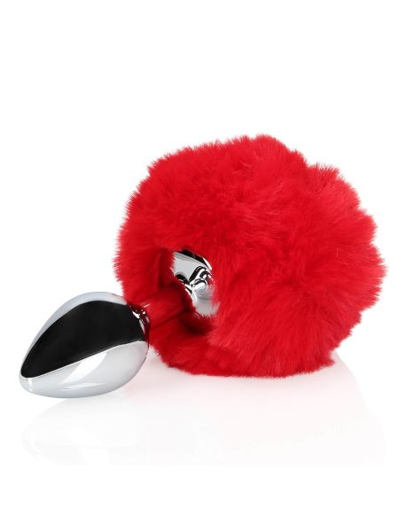 Bunny Tail with Metal Butt Plug