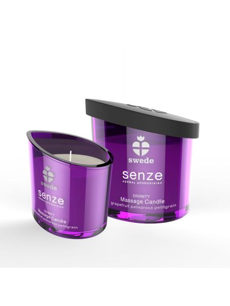 Swede - Senze Divinity Massage Candle Grapefruit Palmarosa Petitgrain - 3