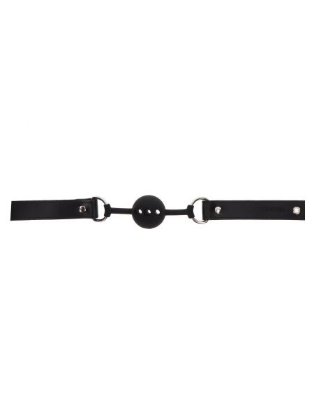 Silicone Ball Gag Black - 3