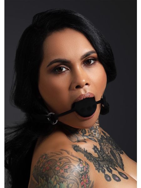 Silicone Ball Gag Black - 5