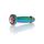 Plug-Jewellery Multicolour Penis PLUG- Clear S
