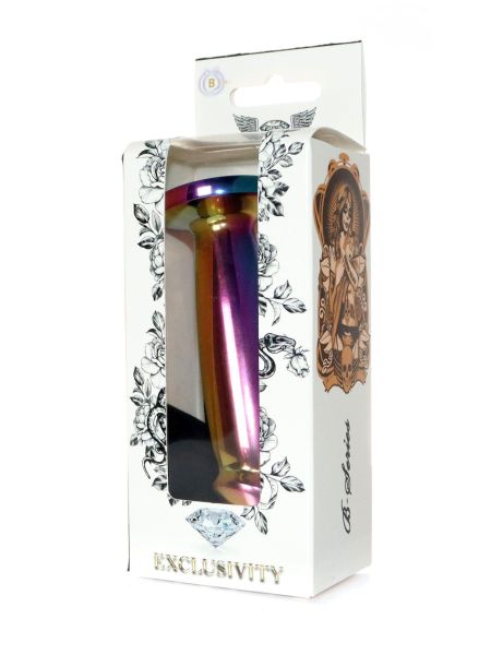 Plug-Jewellery Multicolour Penis PLUG- Clear M - 8