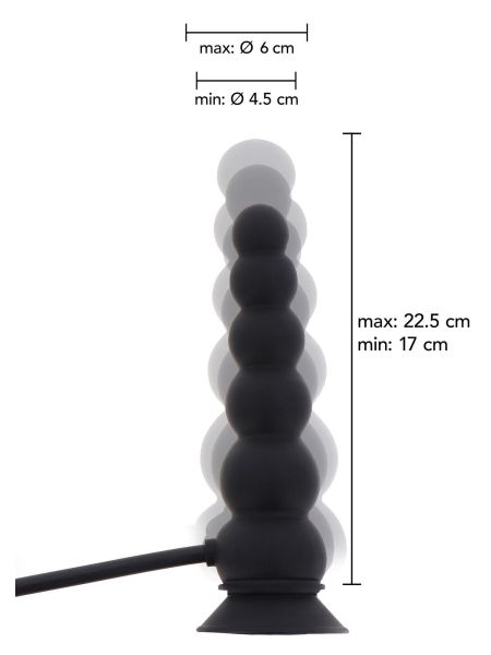 Hidden Desire Extreme Inflatable Suction Base Plug - Expert - 14