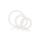 Rubber Ring - 3 Piece Set White