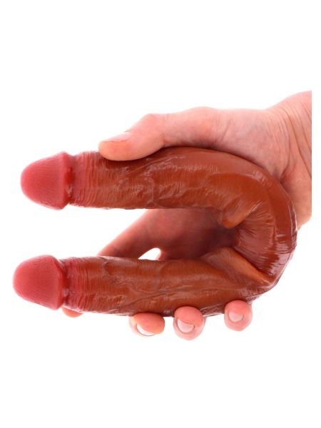 Silicone Foreskin D-Dong 35 cm Caramel skin tone - 8