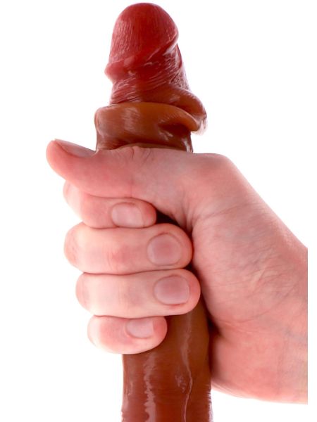 Silicone Foreskin D-Dong 35 cm Caramel skin tone - 10