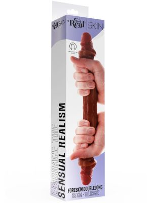 Silicone Foreskin D-Dong 35 cm Caramel skin tone - image 2